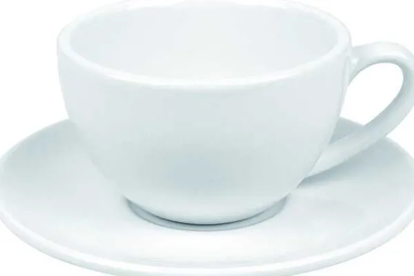 Shop Cappuccino Cup Cb Neutral With Back Stamp Coffee Bar