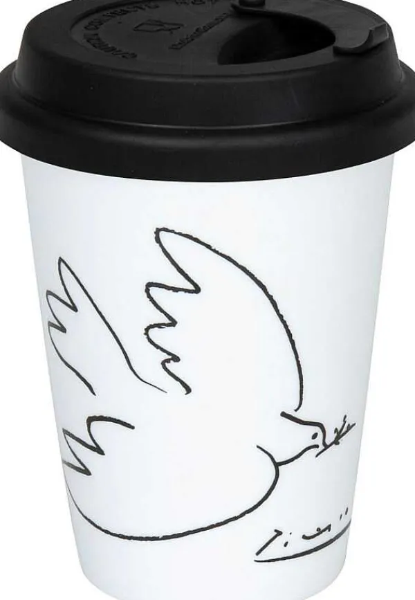 Clearance Coffee-To-Go Mug - Picasso - La Colombe De La Paix Picasso