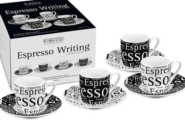 Clearance 4Er Espresso Im Gk Writing Black & White