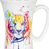 Sale Mega Mug Watercoloured Animals - Tiger Watercoloured Animals