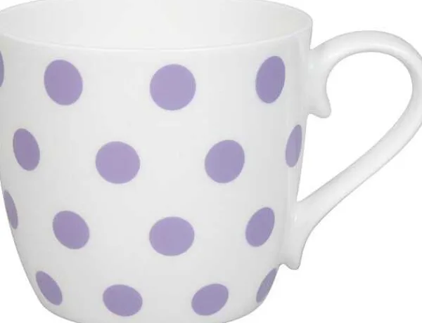 Clearance Mug Dots - Purple Colours