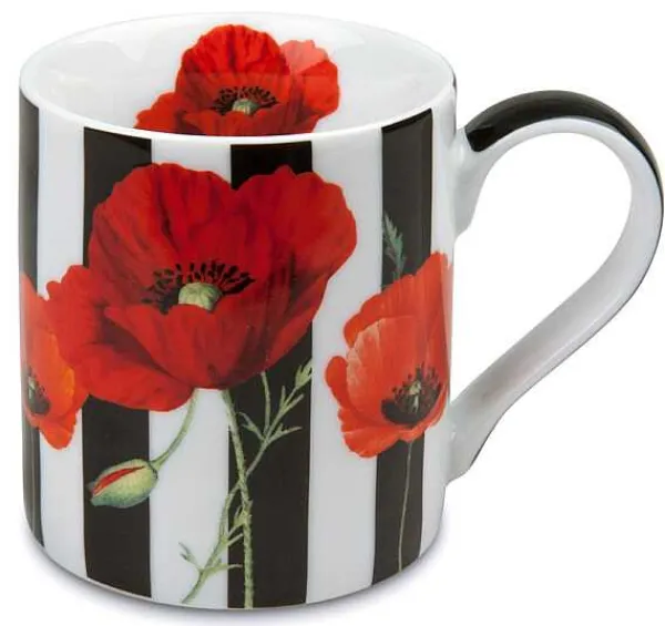 Online Mug Madame Petite - Stripes Flowers